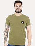 Camiseta Osklen Masculina Slim Stone Tridente Classico Marrom