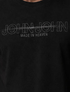 Camiseta John John Masculina Classic Fit Star Preto