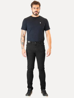 Calça Ellus Sarja Color Twill Slim Preta