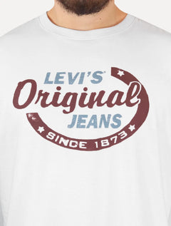 Camiseta Levis Masculina Original Since Graphic Branca