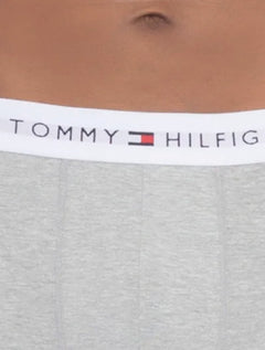Cueca Tommy Hilfiger Cotton Stretch Trunk Cinza Mescla Azul Marinho Pack