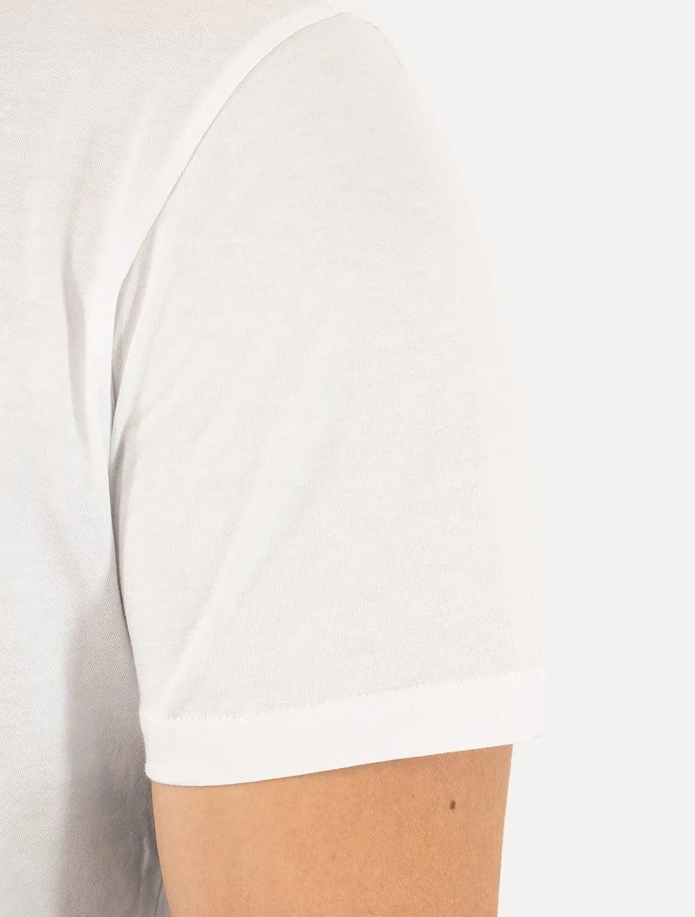 Camiseta Calvin Klein Jeans Masculina  CKJ Bordado Peito Branca