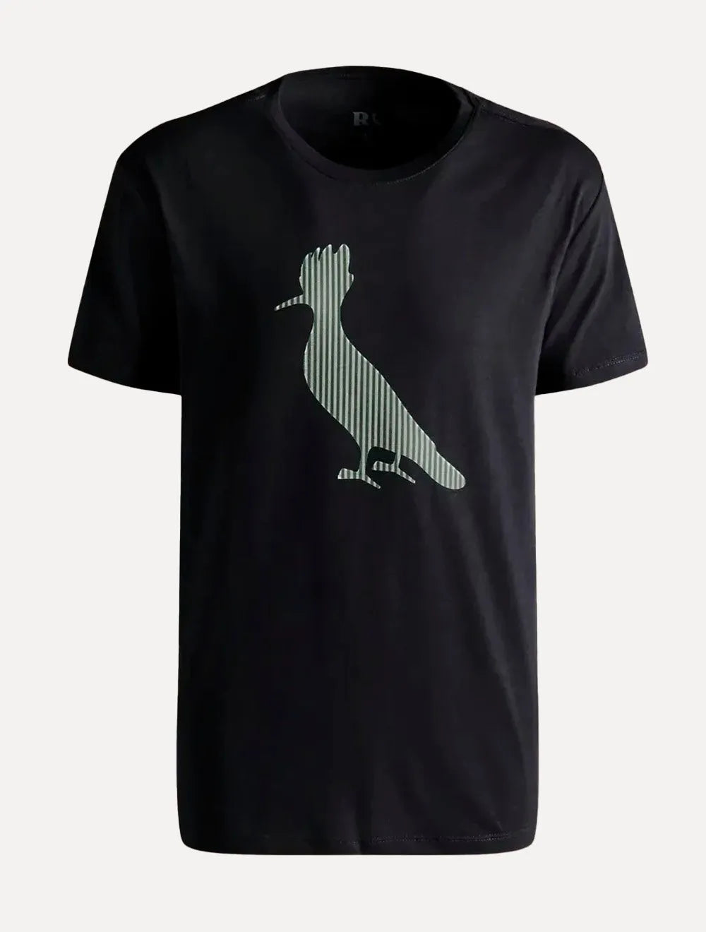Camiseta Reserva Masculina Woodpecker Inner Green Lines Preta