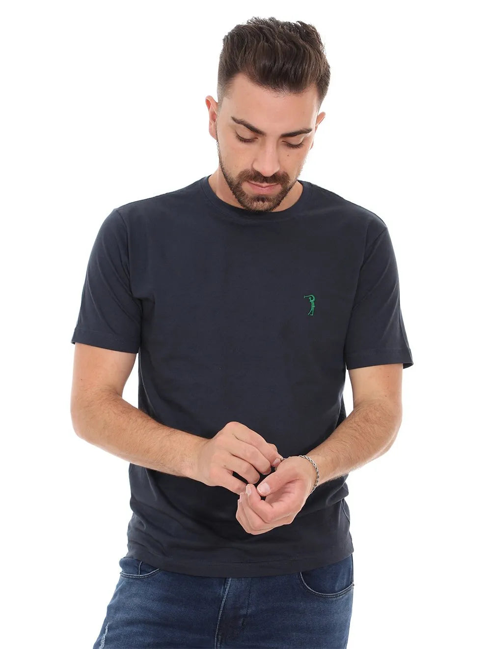 Camiseta Aleatory Masculina New Navy Azul Marinho