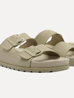 Chinelo Reserva Masculino Duas Fivelas Francisco Nobuck Cáqui