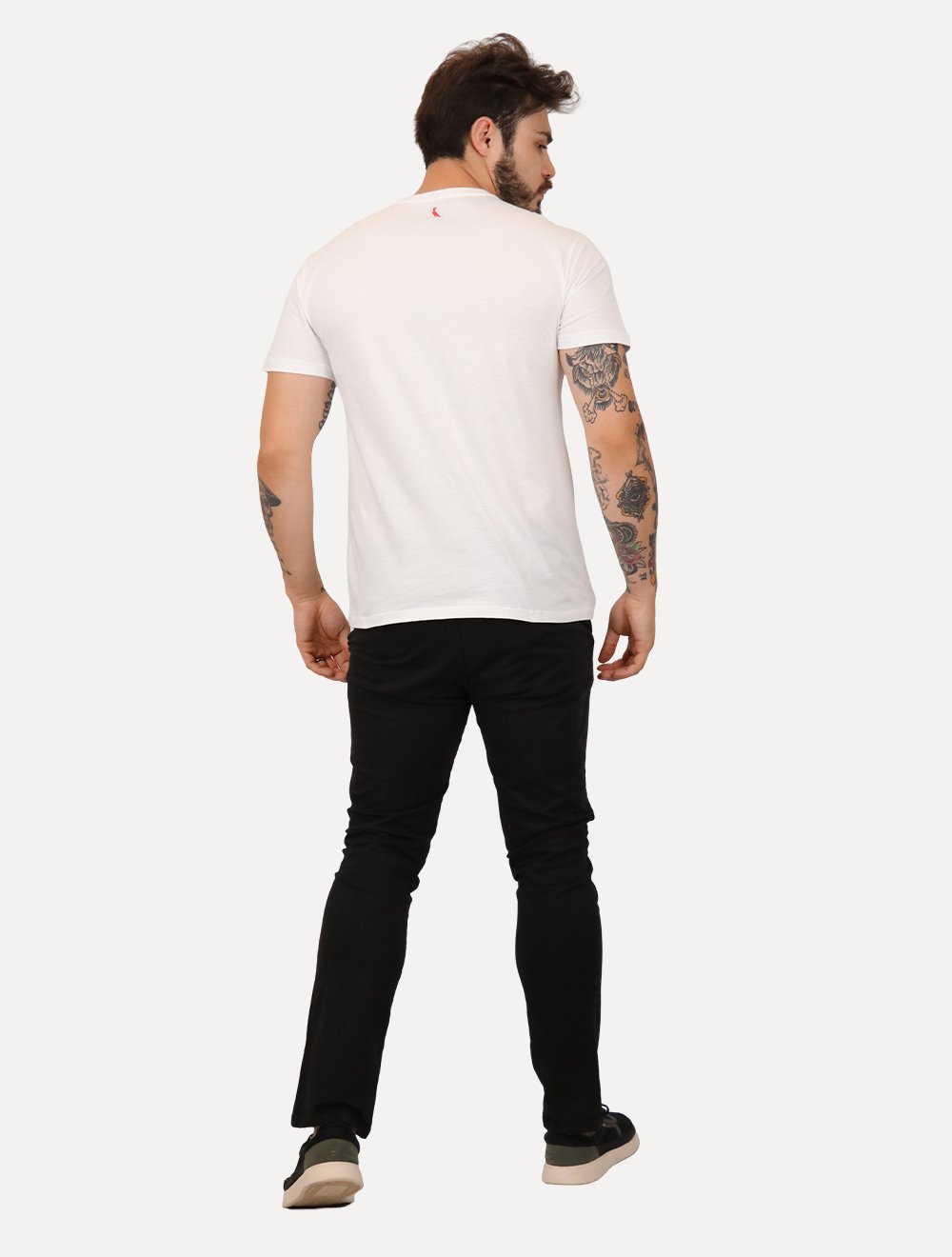 Camiseta Reserva Masculina Regular Notificação Branca