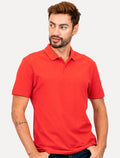 Polo John John Masculina Light Transfer Vermelha