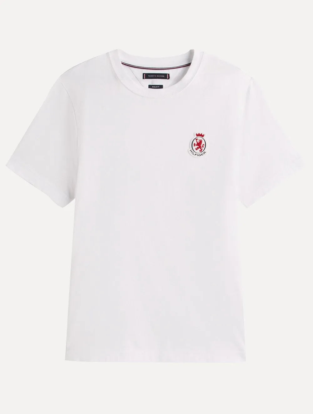 Camiseta Tommy Hilfiger Masculina Regular Crest Branca
