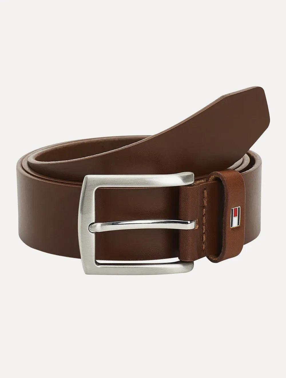 Cinto Tommy Hilfiger Masculino New Denton 3.5 Belt Marrom