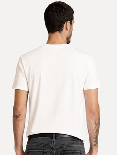 Camiseta John John Masculina Slim Fit Street Off White