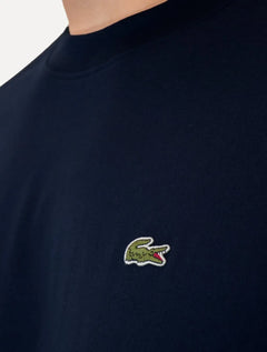 Camiseta Lacoste Masculina Classic Basic Cotton Azul Marinho