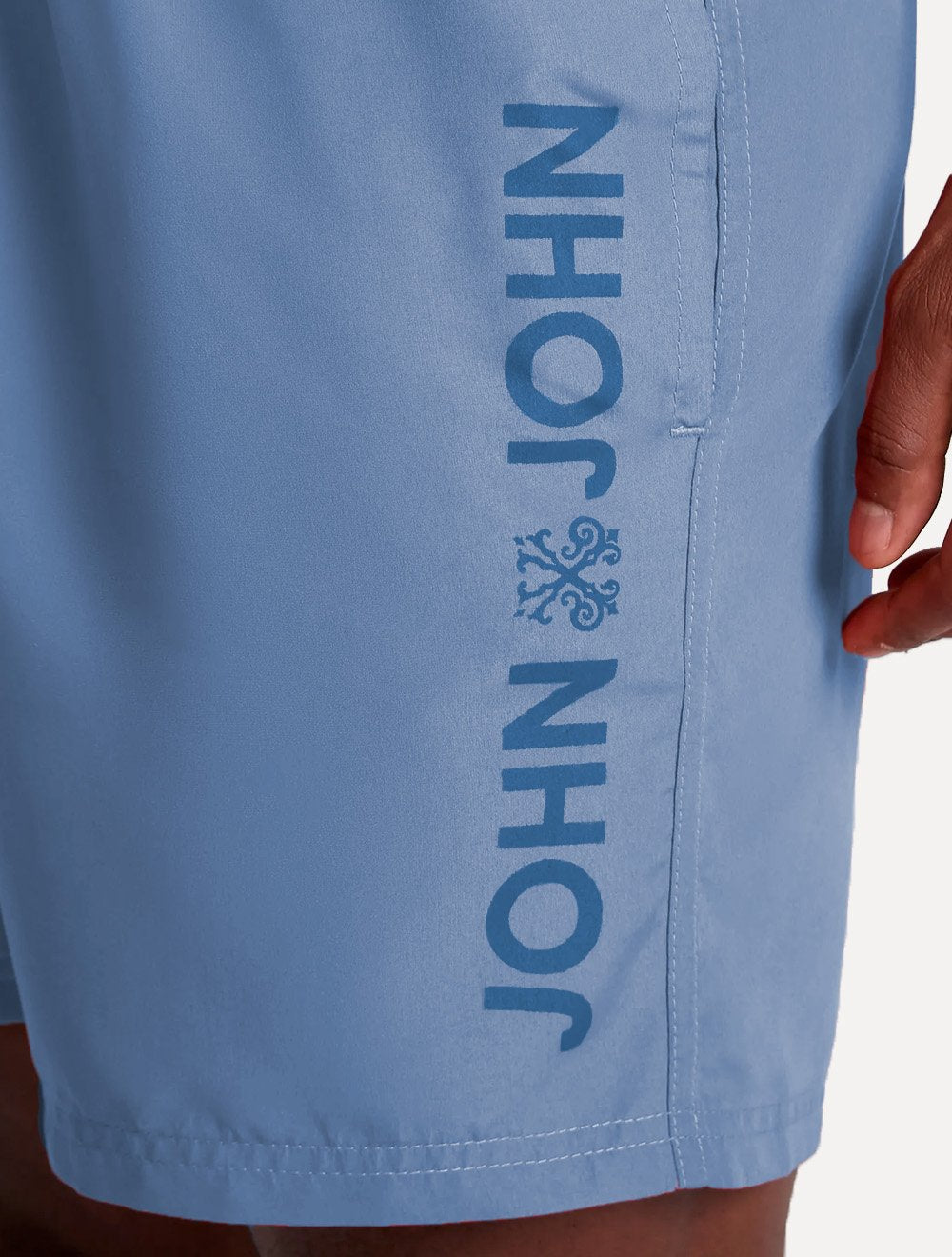 Short John John Masculino Trancoso Fiji Bic Azul Claro