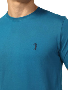 Camiseta Aleatory Masculina Navy Icon Celestial Azul Índigo