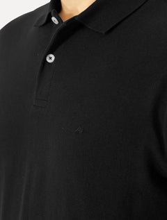 Polo Aramis Masculina Piquet Basic Mono Preta