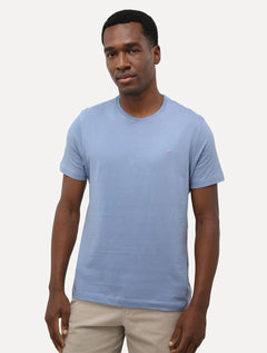 Camiseta Aramis Masculina Basic Lisa Azul Celeste