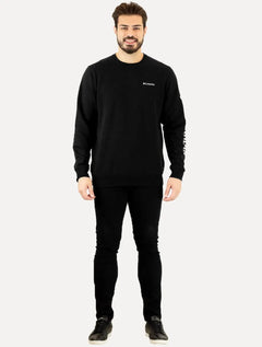 Moletom Columbia Masculino Crewneck Beaumount Fleece Preto