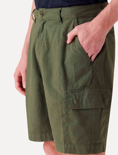 Bermuda Osklen Masculina Cargo Cotton Linen New Verde Militar
