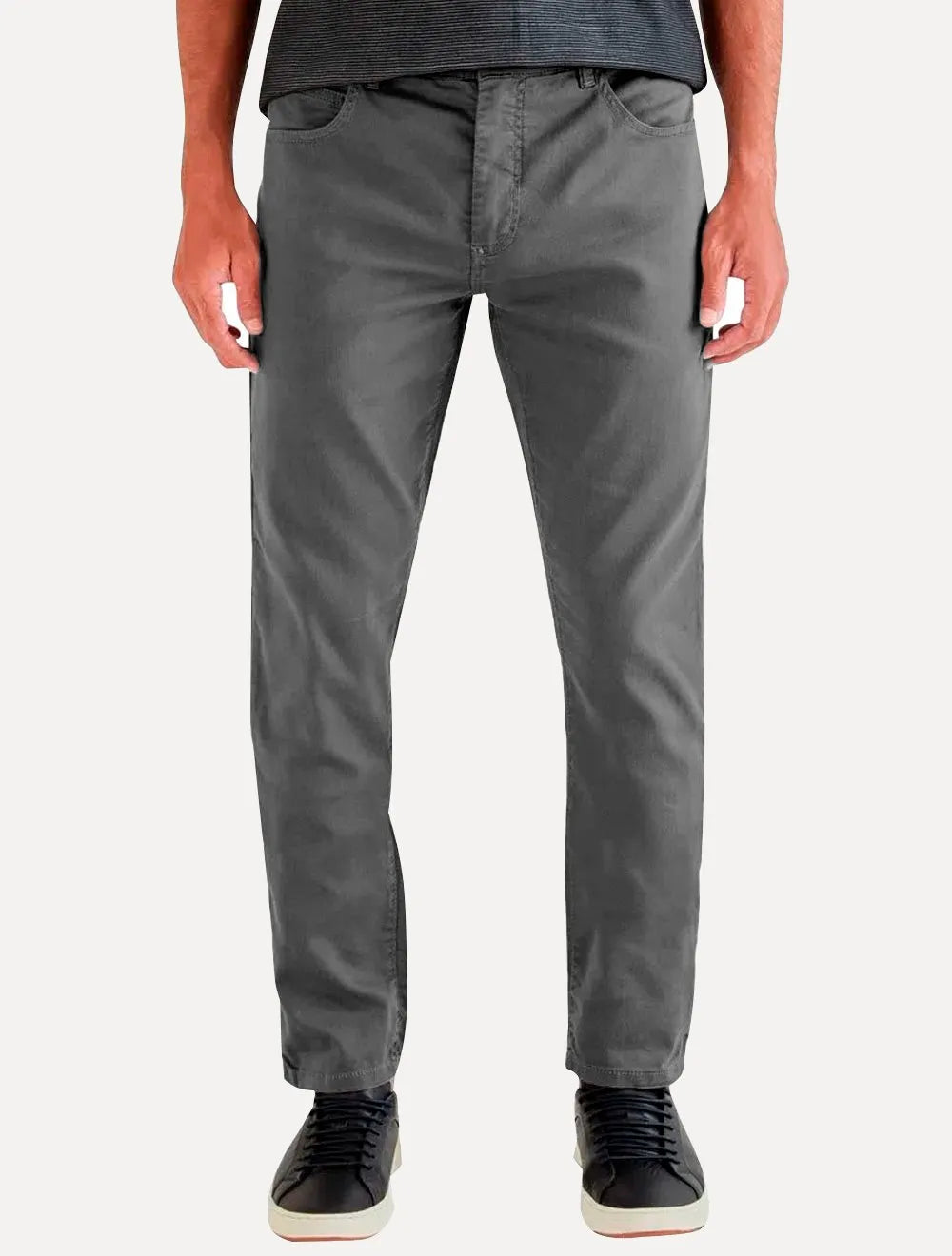 Calça Reserva Jeans Masculina Slim Color Cinza Claro