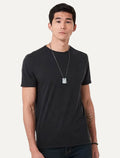 Camiseta John John Masculina Slim Ben Black Preto Mescla