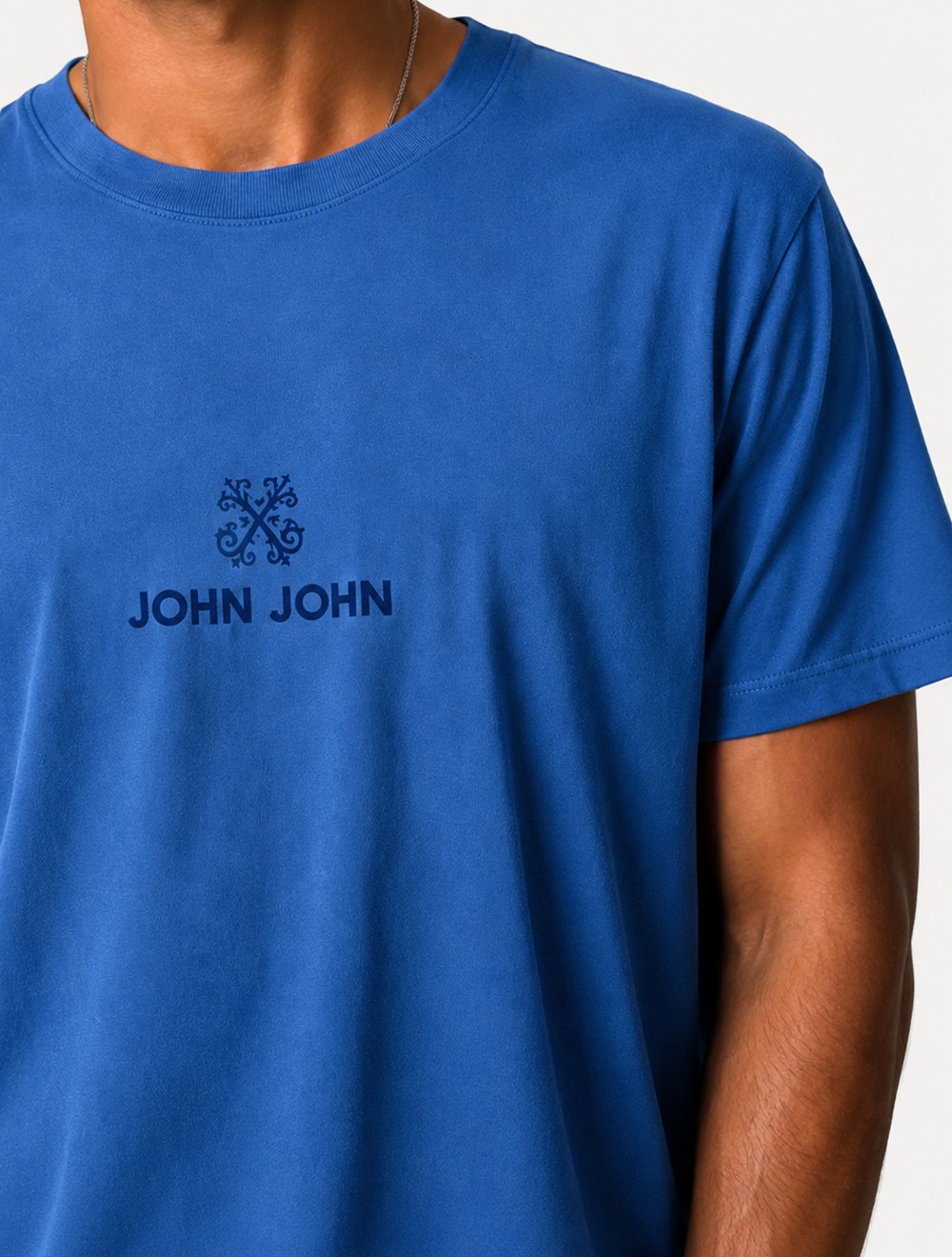 Camiseta John John Masculina Regular Fit Loft Azul Escuro