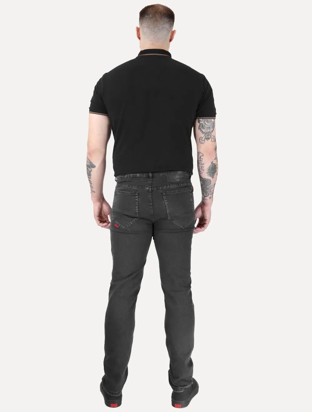 Calça Ellus Jeans Masculina Slim First Black Preto