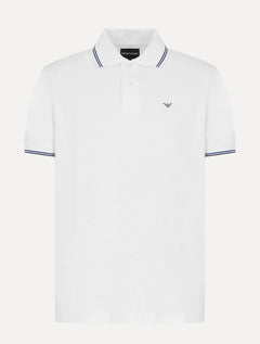 Polo Empório Armani Masculina Essential Friso Branca