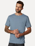 Camiseta Dudalina Masculina Melange Color Azul Escuro Mescla