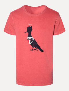 Camiseta Reserva Masculina Bust Woodpecker SPFC Vermelha
