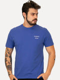 Camiseta Tommy Jeans Masculina Regular Corp Chest Azul Royal