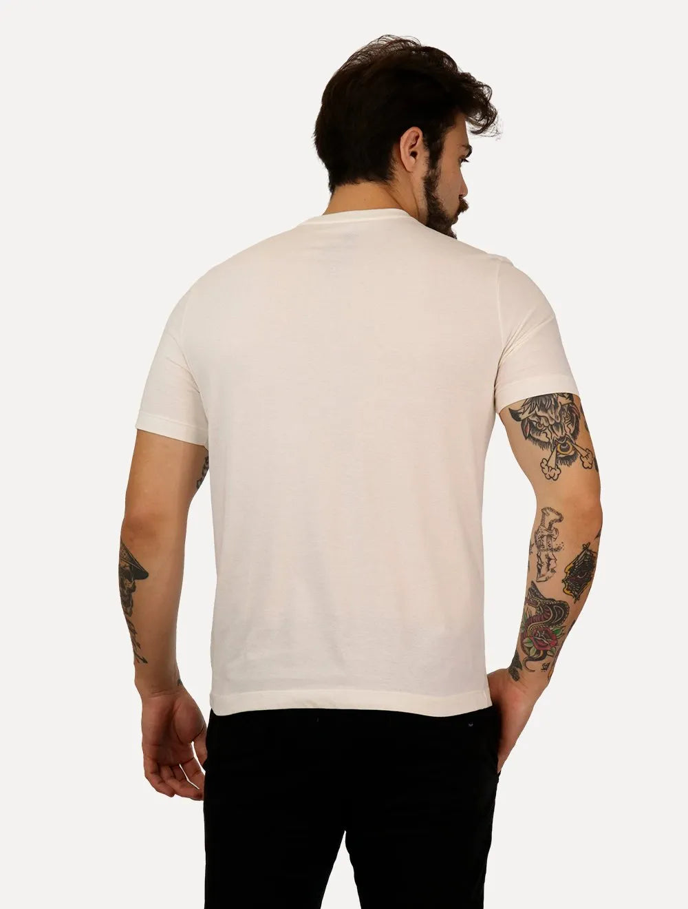 Camiseta Individual Masculina Comfort Paraty Off-White