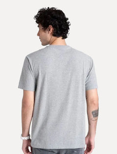 Camiseta Tommy Jeans Masculina Classic Linear Chest Cinza Mescla