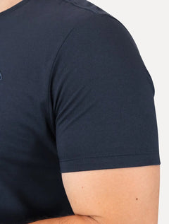 Camiseta Guess Big Logo Los Angeles Bordado Azul Marinho