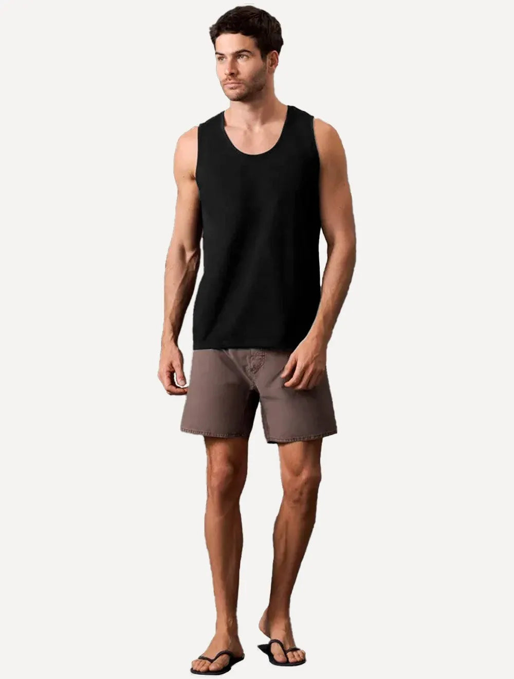 Regata Calvin Klein Swimwear Masculina Classic Preta