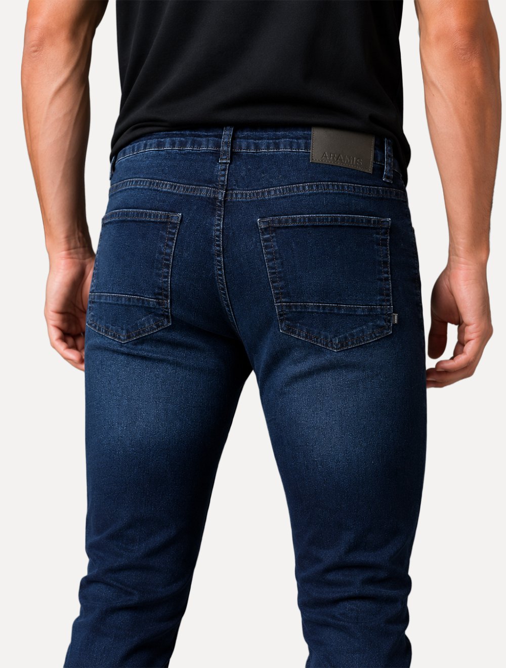 Calça Aramis Masculina Skinny Blue Black Azul Escuro