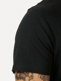 Camiseta Colcci Masculina Slim Malha Canelada Preta