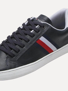 Tênis Tommy Hilfiger Masculino Couro Daniel 6A2 Azul Escuro