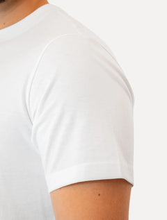 Camiseta Lacoste Masculina Classic Basic Cotton Branca