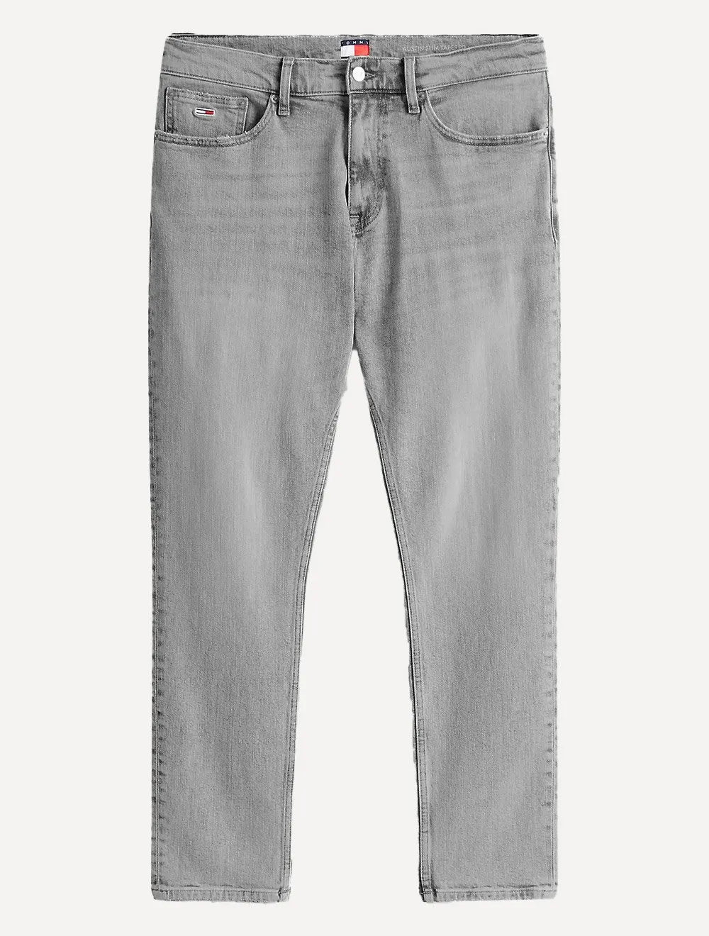 Calça Tommy Jeans Masculina Slim Austin Stone Cinza Escuro