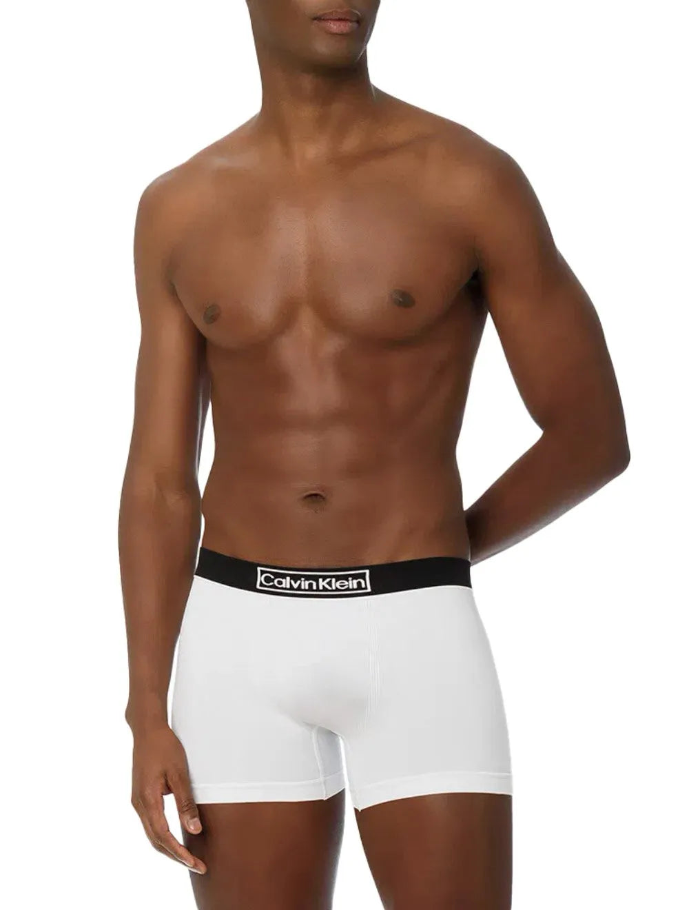 Cueca Calvin Klein Trunk Seamless Heritage Logo Branca