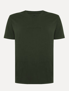 Camiseta John John Masculina Regular Embossed Verde Militar
