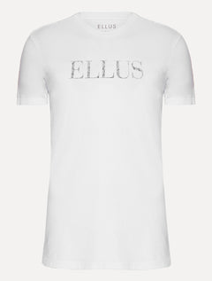 Camiseta Ellus Cotton Fine Foil Classic Branca