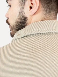 Jaqueta Dixen Masculina Cotelê Canelada Pockets Button Areia