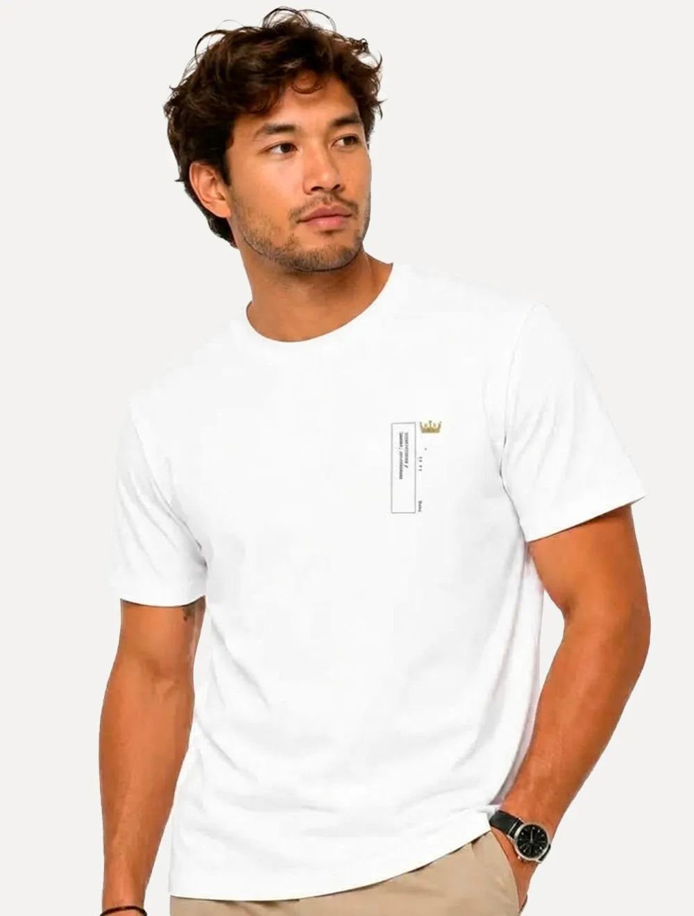 Camiseta Osklen Masculina Slim Vintage Rio UKI 5521 Branca