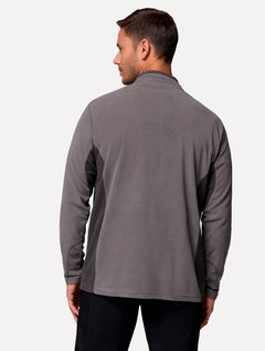 Blusa Columbia Masculina Klamath Range II Grey Half Zip Cinza