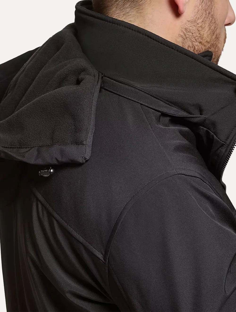 Jaqueta Calvin Klein Hooded Clássica Preta