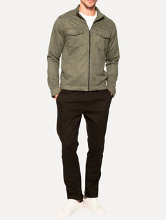 Calça Sergio K Masculina Chino Sarja Elastano Marrom