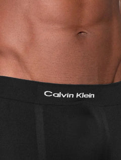 Cueca Calvin Klein Trunk Modern Logo Seamless Rib Preta