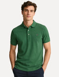 Polo Tommy Hilfiger Masculina Slim Piquet 1985 Street Verde