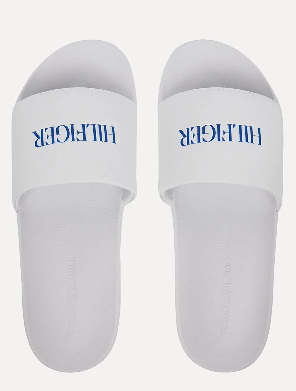 Chinelo Tommy Hilfiger Print Tumble Pool Slide Branco