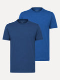 Kit Camisetas Aramis | Masculina Basic Lisa Azul Alumínio/Azul